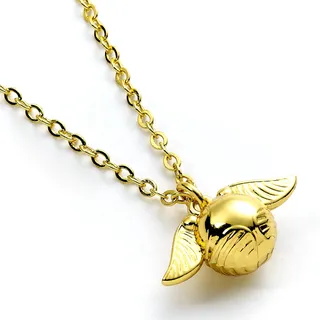 HARRY POTTER Goldener Schnatz Halskette goldfarben / Kupfer