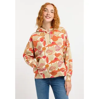 Ragwear Pirita Print Hoodie Beige S