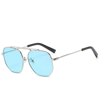 FIDDY Sonnenbrille Polarisierte Sonnenbrille Damen Herren Polarisierte Pilotenbrille (1-St) Modische Sonnenbrille für Damen, trendige Autobrille blau