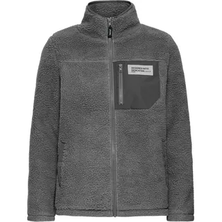 Oxmo Plüschjacke OXAbby in grau | Gr.: XS