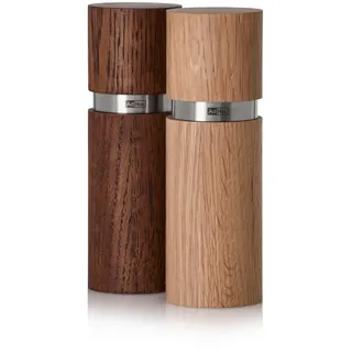 AdHoc Textura Pfeffermühle 15 cm Braun unbefüllt