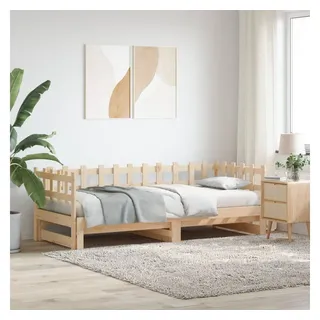vidaXL Tagesbett 2x(80 x 200) cm Beige