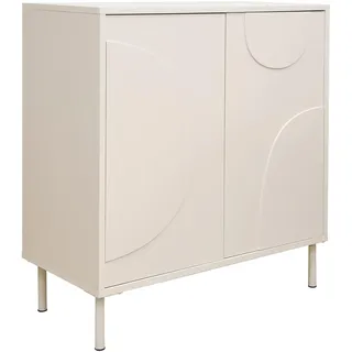 [en.casa] Sideboard Holea 75 x 70 x 34 cm Beige