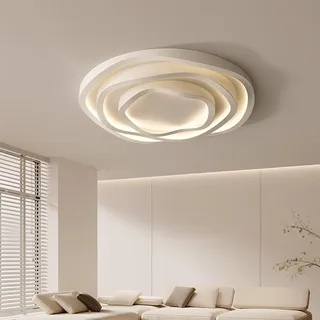 Bellastein Modern Blumen LED Deckenleuchte Dimmbar Rose Blume Deckenlampe, Moderne Minimalistische Deckenleuchte Mit Fernbedienung, Für Schlafzimmer wohnzimmerlampe Kinderzimmer Deckenlicht