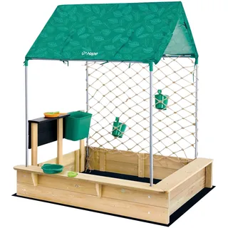 HaPe Sandkasten mit Dach grün