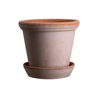 Blumentopf The Flora Raw Pot inkl. Untersetzer rosa Ø 16 cm