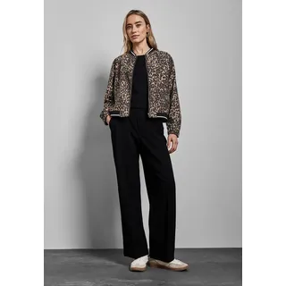 STREET ONE Damen A212578 Blouson mit Leo-Muster, cub Brown, 42 - 42