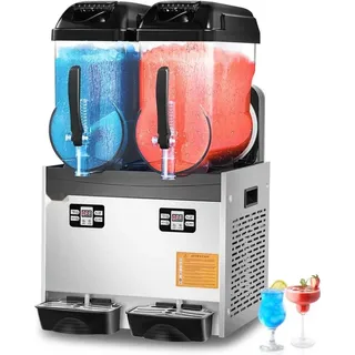 Kommerzielle Slushy-Maschine 12Lx2 - Margarita- und Smoothie-Getränkemaker - Gefrorene Getränkeherstellung - Perfekt für Bars und Veranstaltungen