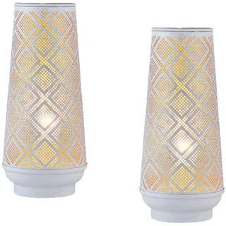 Marrakesch Orient & Mediterran Interior Qantas Weiß Gold 2 St.