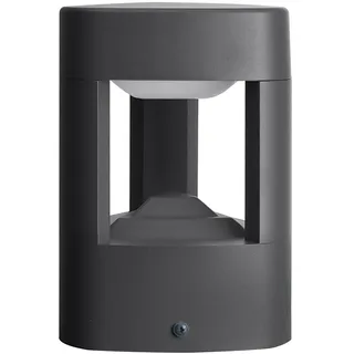LUCANDE Außenleuchte Aluminium 20,5 cm inkl. LED schwarz