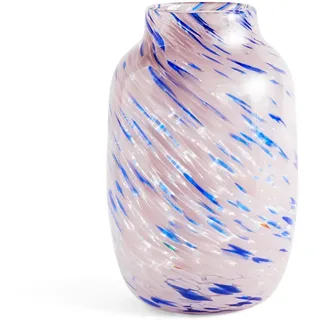 HAY - Splash Vase L, Ø 17,5 x H 27 cm, light pink and blue