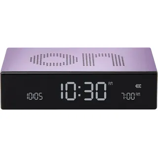 Lexon LR152LL Digitalwecker Flip Premium Lila