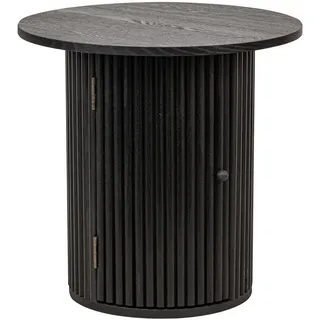 Möbel Kraft Beistelltisch schwarz ¦ Maße (cm): B: 50 H: 49