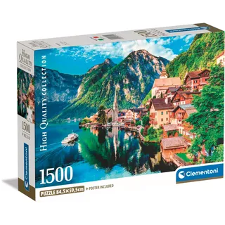 Clementoni Hallstatt Puzzle 1500 Teile Erwachsene - Puzzle Erwachsene in 59,2 x 84,3 cm - Puzzle Erwachsene anspruchsvoll von Clementoni 31714