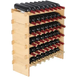 Vevor Weinregal 48 Flaschen 60 x 30 x 90 cm Lila