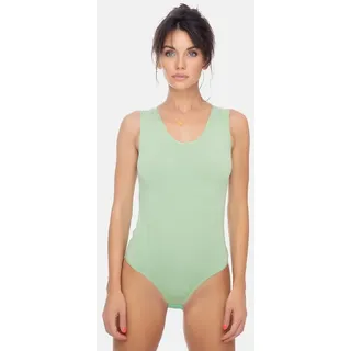 Evoni Body Damen Bodysuit ärmellos grün L(40)