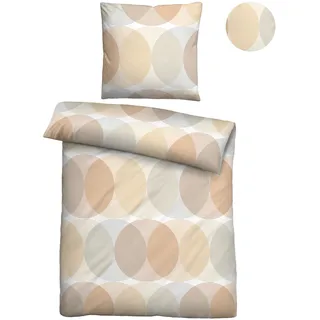 biberna 0474493 Kreise Gold 135 x 200 cm + 80 x 80 cm