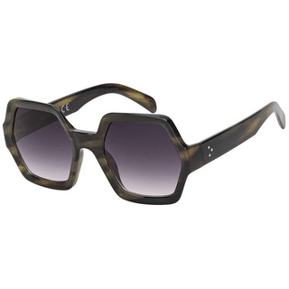 BEZLIT Eyewear Retrosonnenbrille Große Designer Damen Sonnenbrille (1-St) mit violett und braunen Linsen