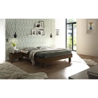 Hasena Rapallo 180 x 200 cm Fußhöhe 20 cm nussbaum geölt