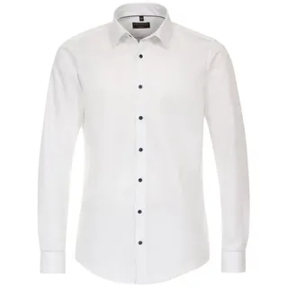 Redmond Businesshemd uni Slim Fit weiß S