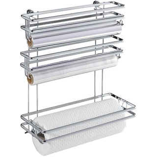 Wenko Küchenrollenhalter, Silber, Metall, 32x33x13 cm, Küchenzubehör, Küchenrollenhalter