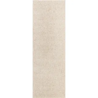 ELLE DECORATION Läufer Rocco, Creme, Champagner, Kunststoff, meliert, rechteckig, 80x240 cm, Oeko-Tex® Standard 100, Made in Europe, Cradle to Cradle®, für Fußbodenheizung geeignet, in verschiedenen Größen erhältlich, lichtunempfindlich, waschbar,