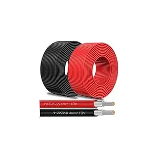 UC-Express Solar Solarleitung für Solarpanel - Solarkabel für Solarmodule - Photovoltaik-Kabel - Kabel 4 mm2 - Schwarz/Rot, Farbe:Schwarz, Länge:70 M inkl. 0% MwSt. gem. § 12 Abs. 3 UStG