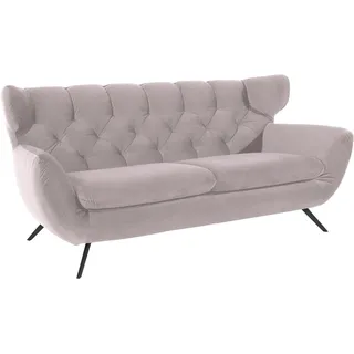 Candy Couch Samt 3-Sitzer Rosa