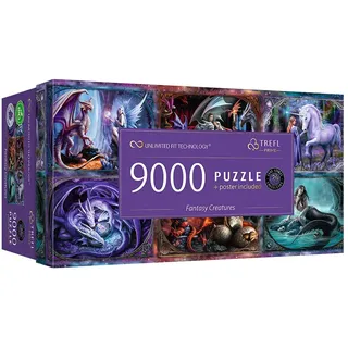 Trefl GmbH Puzzle Anne Stokes Fantasie Kreaturen 9000 Teile Puzzle, 9000 Puzzleteile bunt