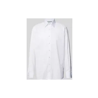 Comfort Fit Smokinghemd aus Twill, Weiss, 42