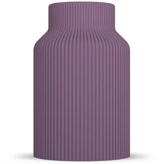 ebenkunst | Rabella Vase – Moderne Deko Vase für Pampasgras & Trockenblumen – skandinavischer Stil für Wohnzimmer – 3D Design Objekt aus Kunststoff (PLA) – leicht & bruchsicher - Made in Germany