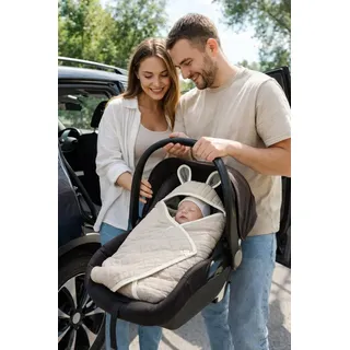 Kaiser Kinderwagen Fusssack, Muslin-Einschlagdecke Mouse