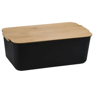 KESPER Brotbox Kunststoff Schwarz