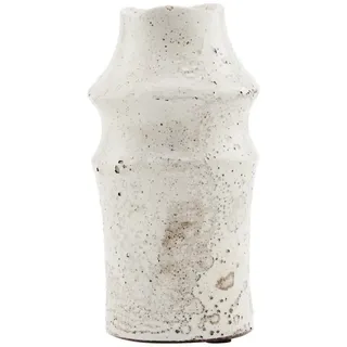 House Doctor Vase Nature, Ø10 x H20cm, weiss
