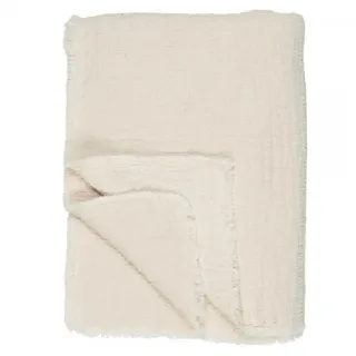 ib laursen Klitmøller Plaid 130 x 160 cm Beige/Weiß