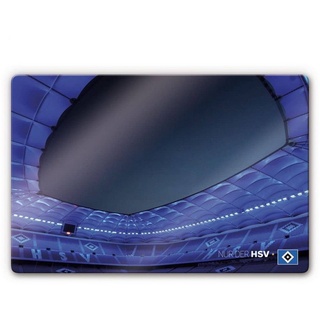 Hamburger SV Gemälde »Fußball Glasbild Modern Hamburger HSV Volksparkstadion«, Sportverein Deko Bilder blau 100 cm x 70 cm