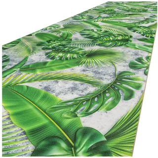ANRO Küchenläufer Küchenteppich Teppichläufer Läufer EADA, Eckig, Höhe: 3 mm, PVC grün 52 cm x 140 cm x 3 mm