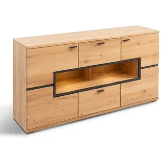 Sideboard Wien Holz Braun Wildeiche