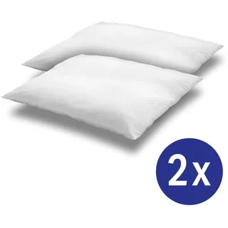2 x CloudComfort Basic Mikrofaser Kopfkissen 80 x 80 cm