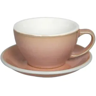 Café Latte Tasse & Untertasse Loveramics Egg Rose, 300 ml