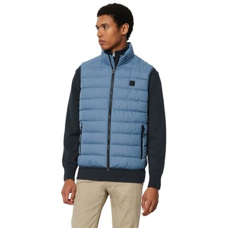 Marc O'Polo Steppweste Vest, sdnd, stand-up collar mit wasserabweisender Oberfläche blau XL