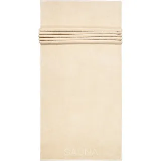 CAWÖ Pure 6501 Saunatuch 80 x 200 cm beige