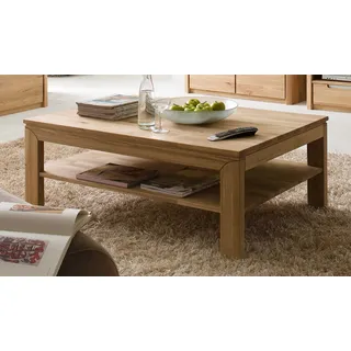 Quadrato Florenz Couchtisch wildeiche massiv 120x80 cm Massivholzmöbel wildeiche