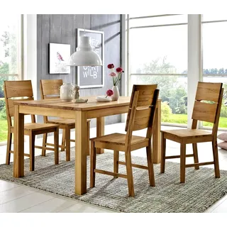 Massivholz Esstisch 160x90x75cm Kernbuche massiv geölt holz Küchentisch Tisch