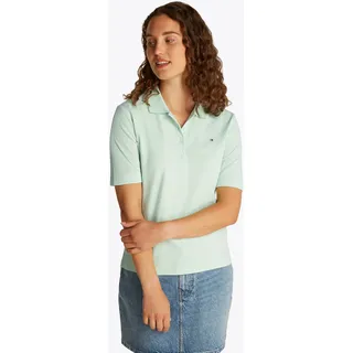 Tommy Hilfiger Regular Fit Poloshirt mit Logo-Stitching Modell '1985', Mint, M