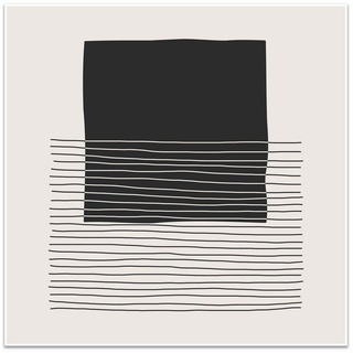 wandmotiv24 Poster minimalistisch, schwarz, abstrakt, Minimalismus (1 St), Wandbild, Wanddeko, Poster in versch. Größen weiß