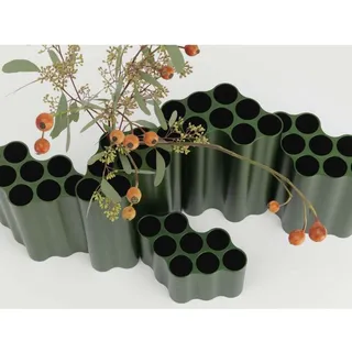Vasen Vitra, Grün, für Wohnzimmer, Aluminium - 11 - 24