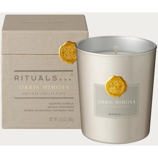 Rituals Orris Mimosa Private Collection Duftkerze, 360 g, natürliches Rapswachs