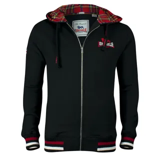 Lonsdale Lancaster Reißverschlusspullover Herren Schwarz M