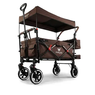 FUXTEC  Premium Bollerwagen FX-CT850 Braun